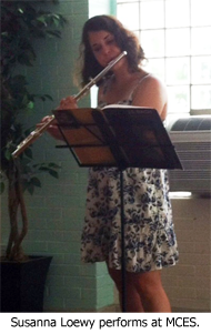 Dr. Susanna Loewy performs at MCES